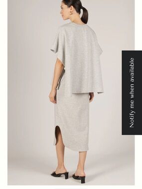 p cill Diana Midi Skirt Butter Modal- Capsule Everyday Piece sz Large